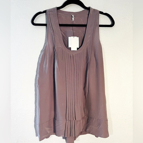 Joke Tunic Silk Tank Top NWT Size M Lilac - Picture 1 of 5